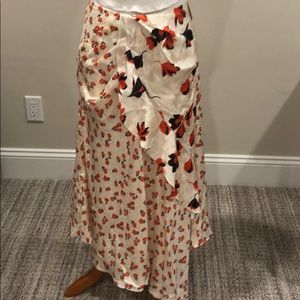 Self Portrait Floral Long skirt